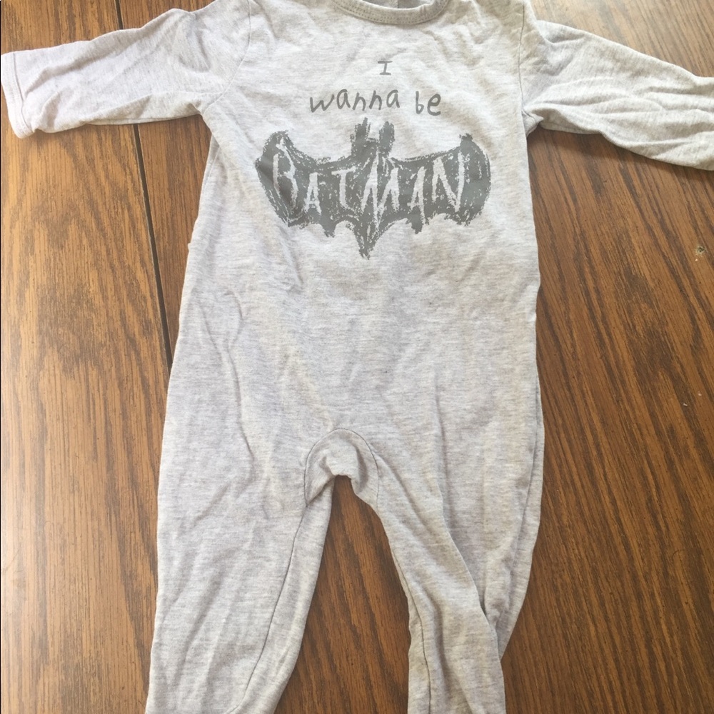 Batman onesie 9 months old